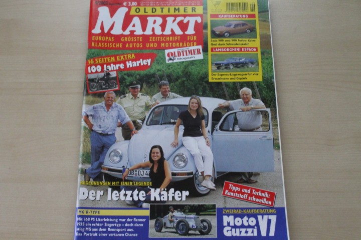 Deckblatt Oldtimer Markt (09/2003)